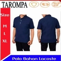 Detail Kaos Kerah Polos Biru Dongker Depan Belakang Nomer 35