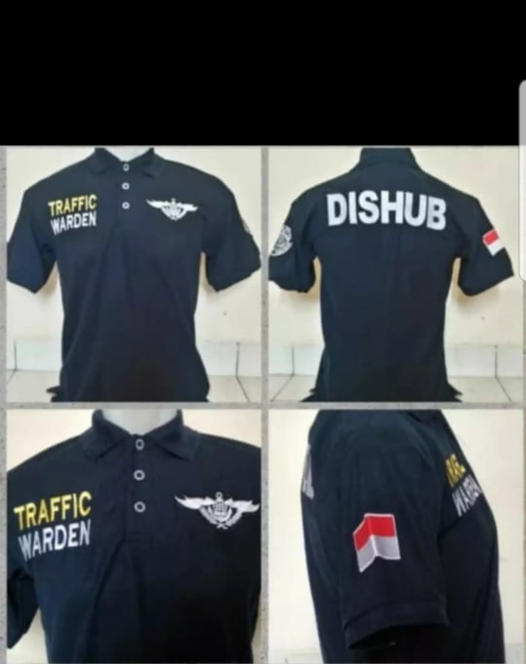 Detail Kaos Kerah Polos Depan Belakang Nomer 55