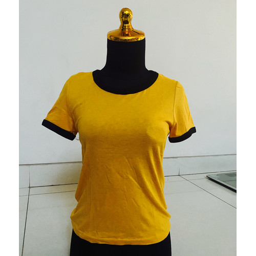 Detail Kaos Kuning Hitam Nomer 42