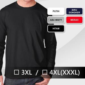 Detail Kaos Lengan Panjang Polos Hitam Nomer 39