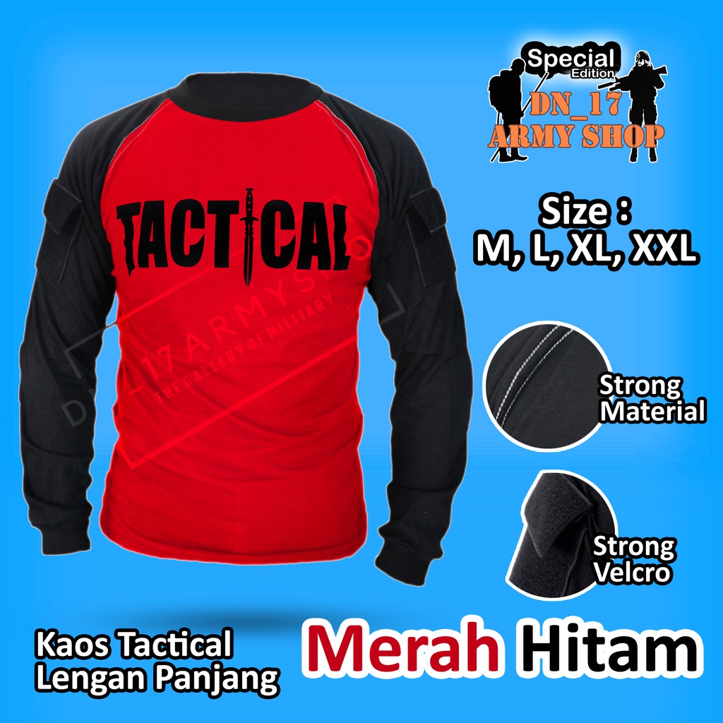 Detail Kaos Merah Hitam Nomer 50