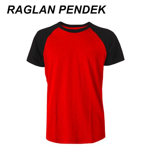 Detail Kaos Merah Hitam Depan Belakang Nomer 19