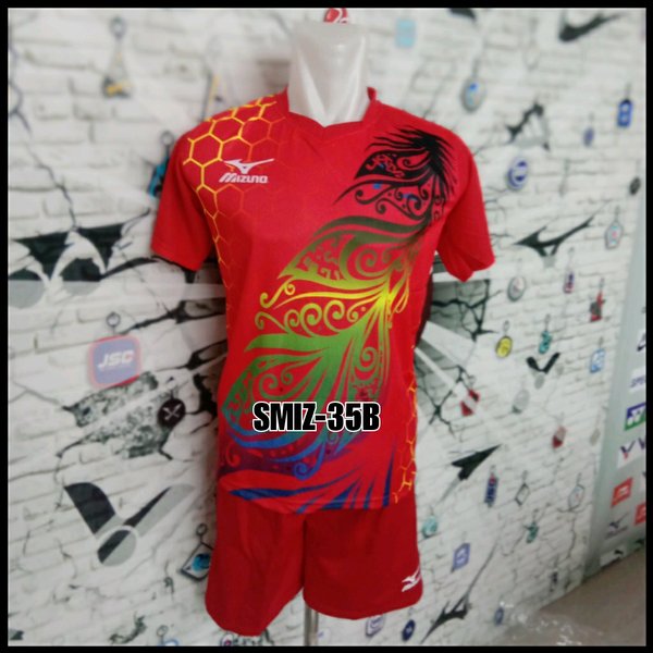 Detail Kaos Mizuno Batik Nomer 33