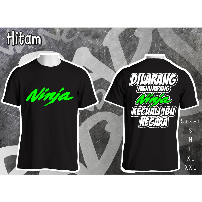 Detail Kaos Ninja Kata Kata Nomer 11