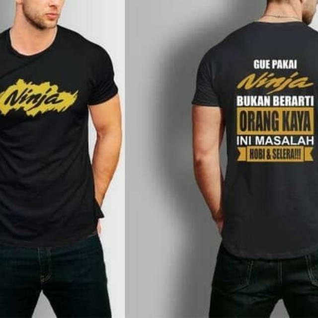 Detail Kaos Ninja Kata Kata Nomer 17