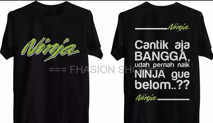 Detail Kaos Ninja Kata Kata Nomer 48
