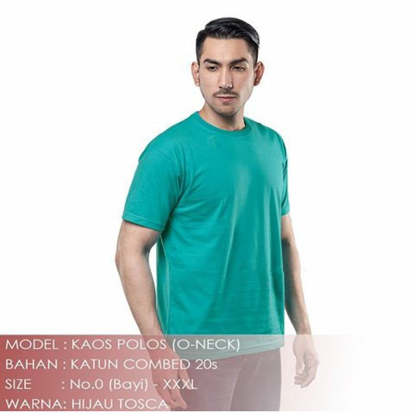 Detail Kaos Oblong Hijau Tosca Nomer 43