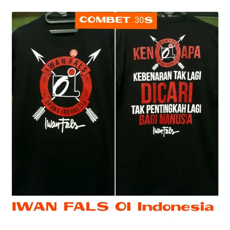 Detail Kaos Oi Iwan Fals Nomer 51