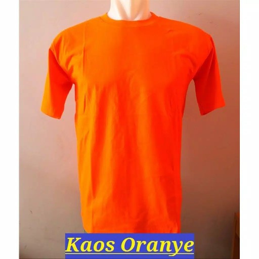 Detail Kaos Orange Polos Depan Belakang Nomer 38