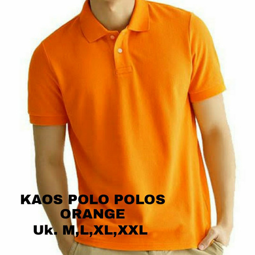 Detail Kaos Oren Polos Nomer 27