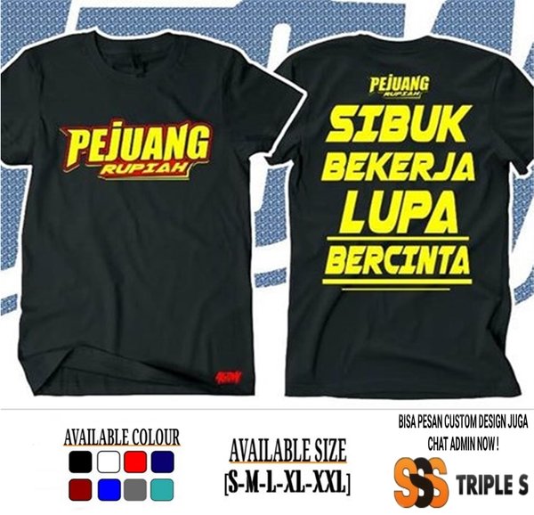 Detail Kaos Pejuang Rupiah Nomer 27