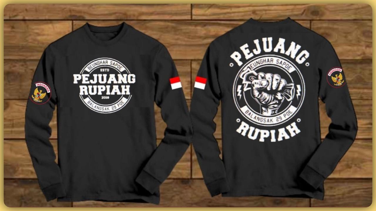 Detail Kaos Pejuang Rupiah Nomer 41