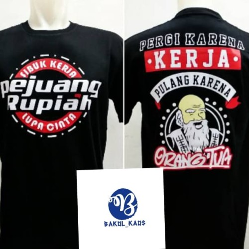 Detail Kaos Pejuang Rupiah Nomer 54