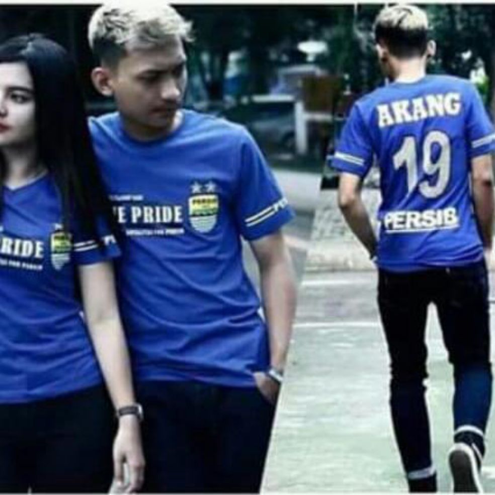 Detail Kaos Persib Couple Nomer 2