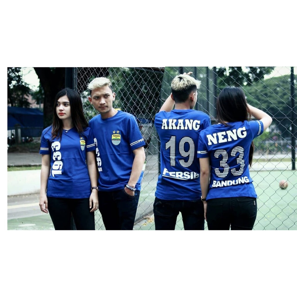 Detail Kaos Persib Couple Nomer 15