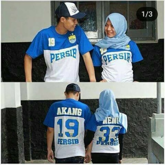 Detail Kaos Persib Couple Nomer 26