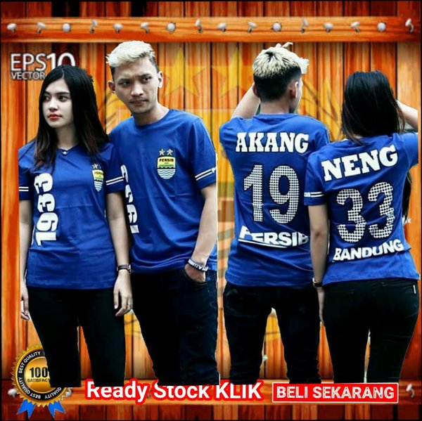 Detail Kaos Persib Couple Nomer 29