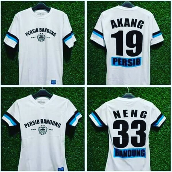 Detail Kaos Persib Couple Nomer 30