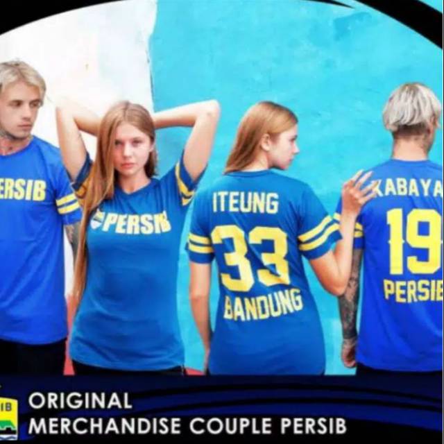 Detail Kaos Persib Couple Nomer 32