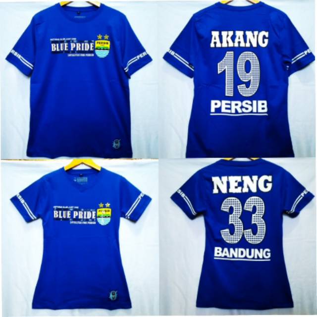 Detail Kaos Persib Couple Nomer 33