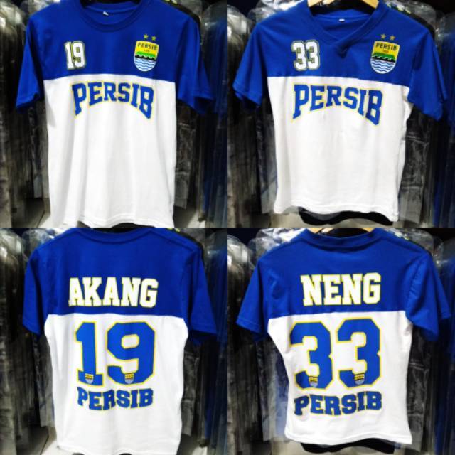 Detail Kaos Persib Couple Nomer 5