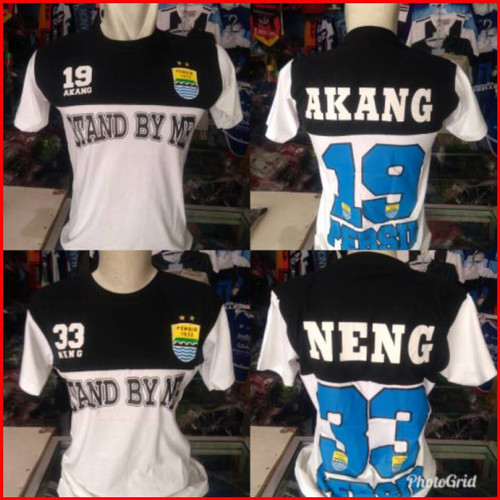 Detail Kaos Persib Couple Nomer 45