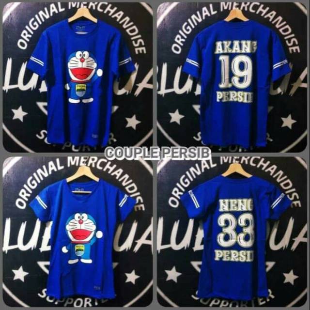 Detail Kaos Persib Couple Nomer 46