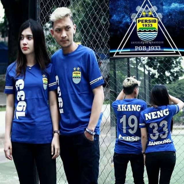 Detail Kaos Persib Couple Nomer 48