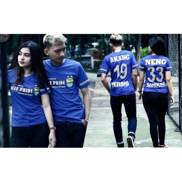 Detail Kaos Persib Couple Nomer 6