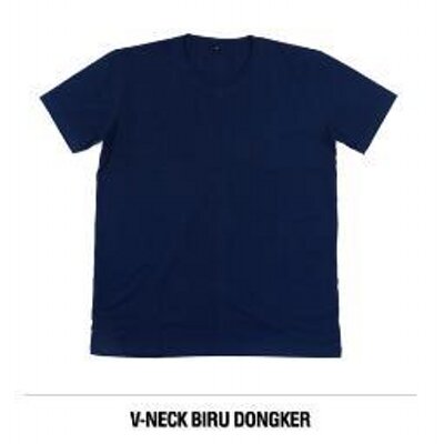 Detail Kaos Polo Biru Dongker Nomer 23