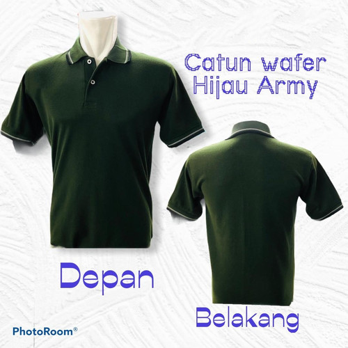 Detail Kaos Polo Depan Belakang Polos Nomer 23