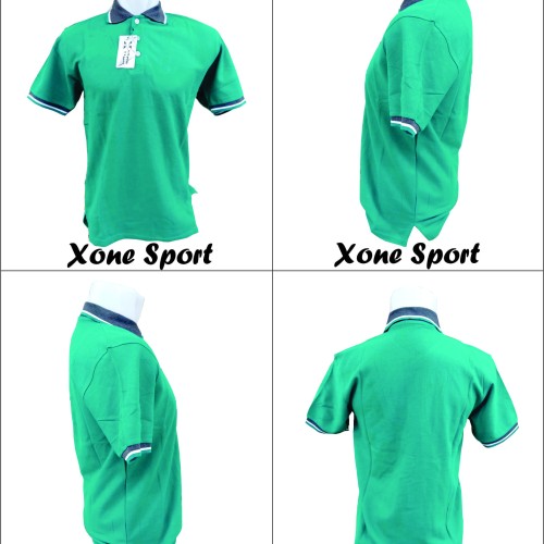 Detail Kaos Polo Hijau Depan Belakang Nomer 2