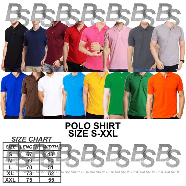 Detail Kaos Polo Shirt Polos Nomer 23