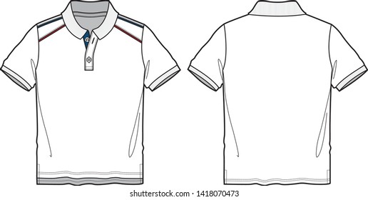 Detail Kaos Polo Vector Nomer 20