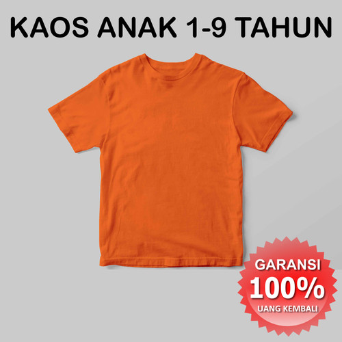 Detail Kaos Polos Anak Depan Belakang Nomer 43