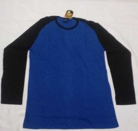 Detail Kaos Polos Biru Dongker Lengan Panjang Nomer 52