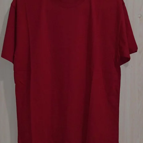 Detail Kaos Polos Depan Belakang Merah Nomer 41