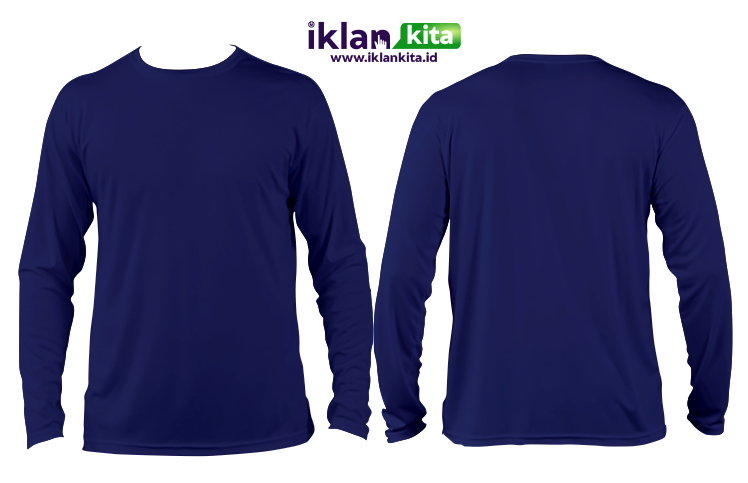 Detail Kaos Polos Depan Belakang Untuk Desain Biru Muda Nomer 24