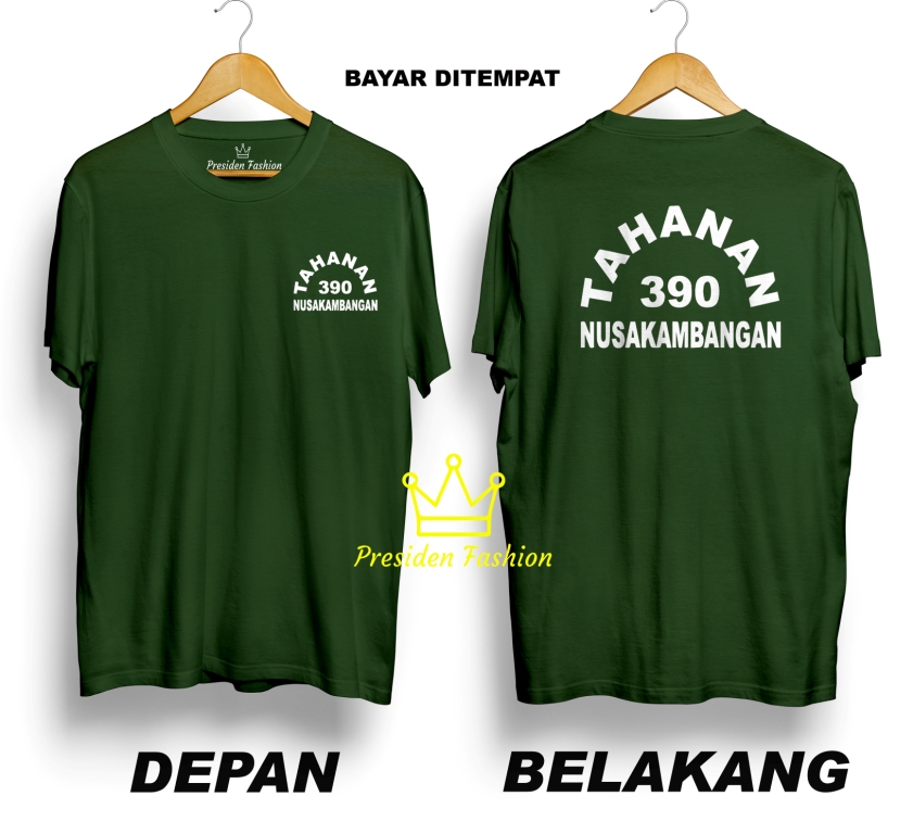 Detail Kaos Polos Hijau Depan Belakang Nomer 29