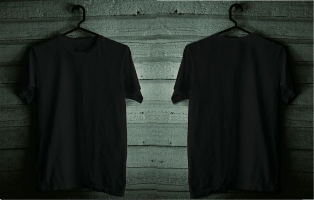 Detail Kaos Polos Hitam Oversize Depan Belakang Nomer 27