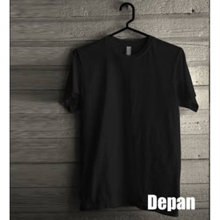 Detail Kaos Polos Hitam Pendek Depan Belakang Nomer 54