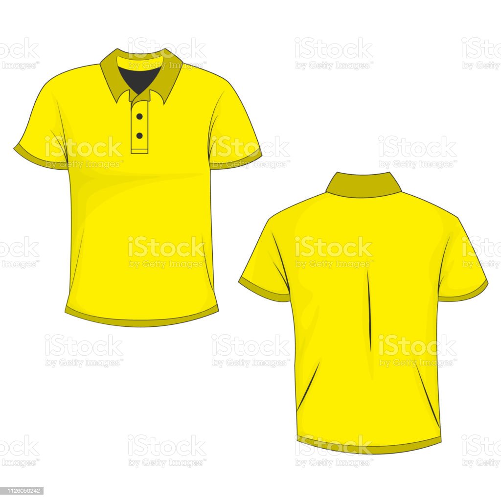 Detail Kaos Polos Kuning Depan Belakang Nomer 41