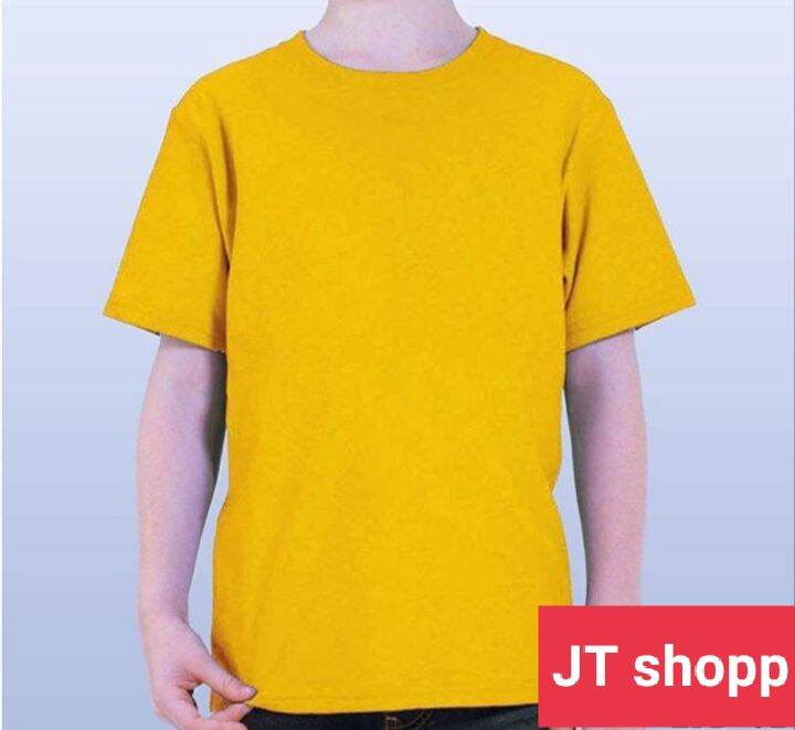 Detail Kaos Polos Kuning Mustard Belakang Nomer 26