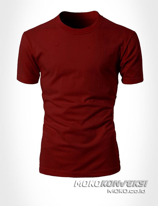 Detail Kaos Polos Merah Maroon Depan Belakang Untuk Desain Hd Nomer 21