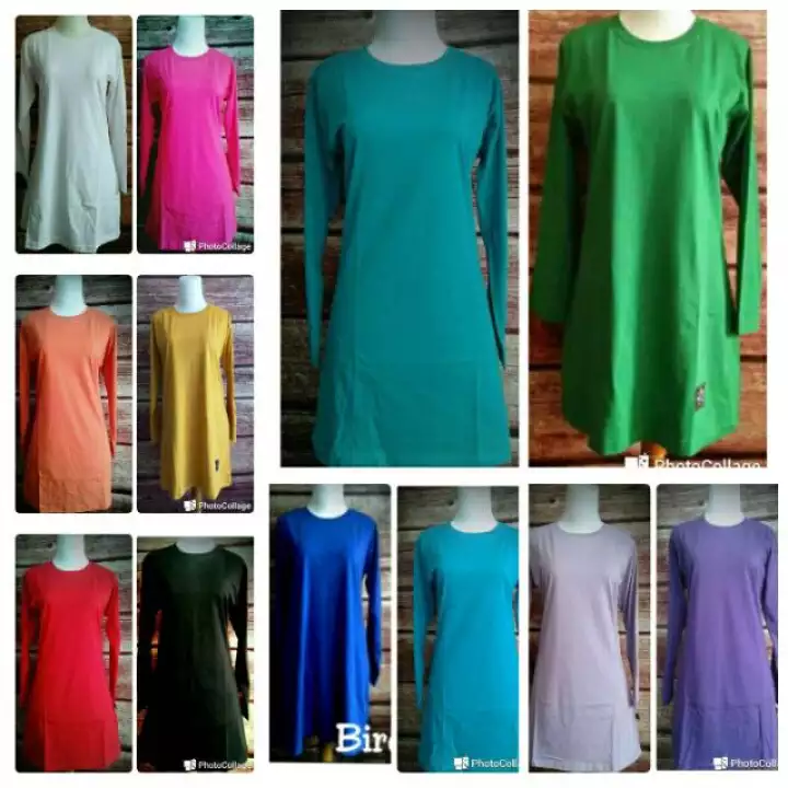 Detail Kaos Polos Muslimah Nomer 11