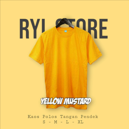 Detail Kaos Polos Mustard Nomer 57