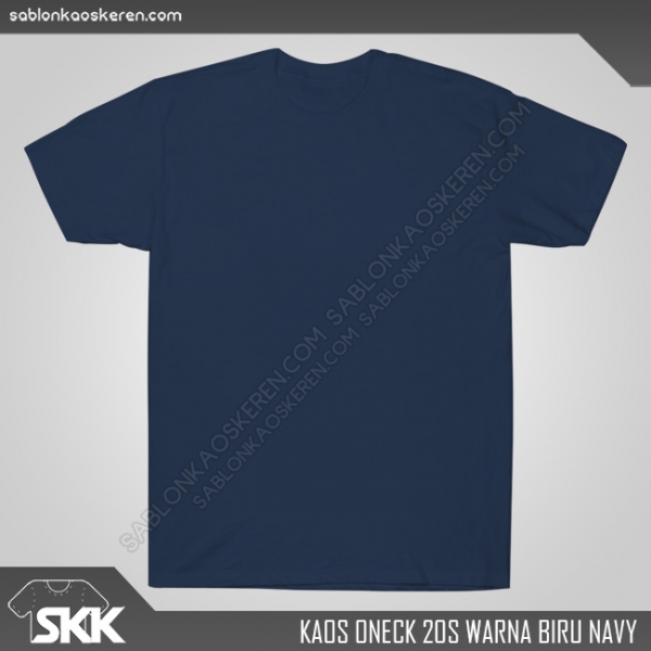 Detail Kaos Polos Navy Belakang Nomer 24