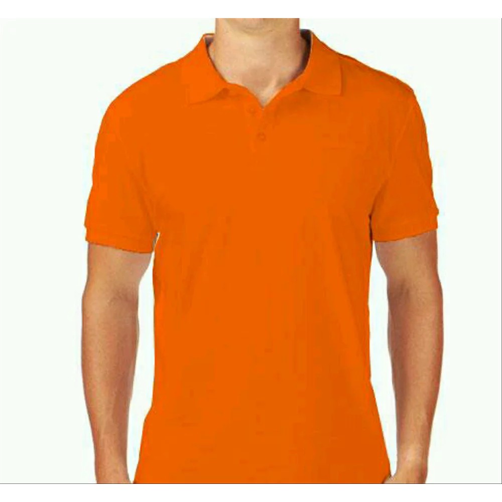 Detail Kaos Polos Orange Belakang Nomer 11