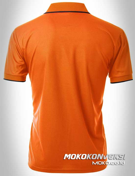 Detail Kaos Polos Orange Belakang Nomer 41