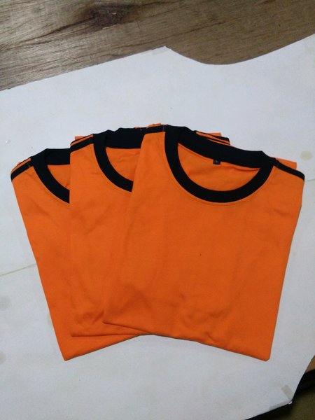 Detail Kaos Polos Orange Belakang Nomer 49